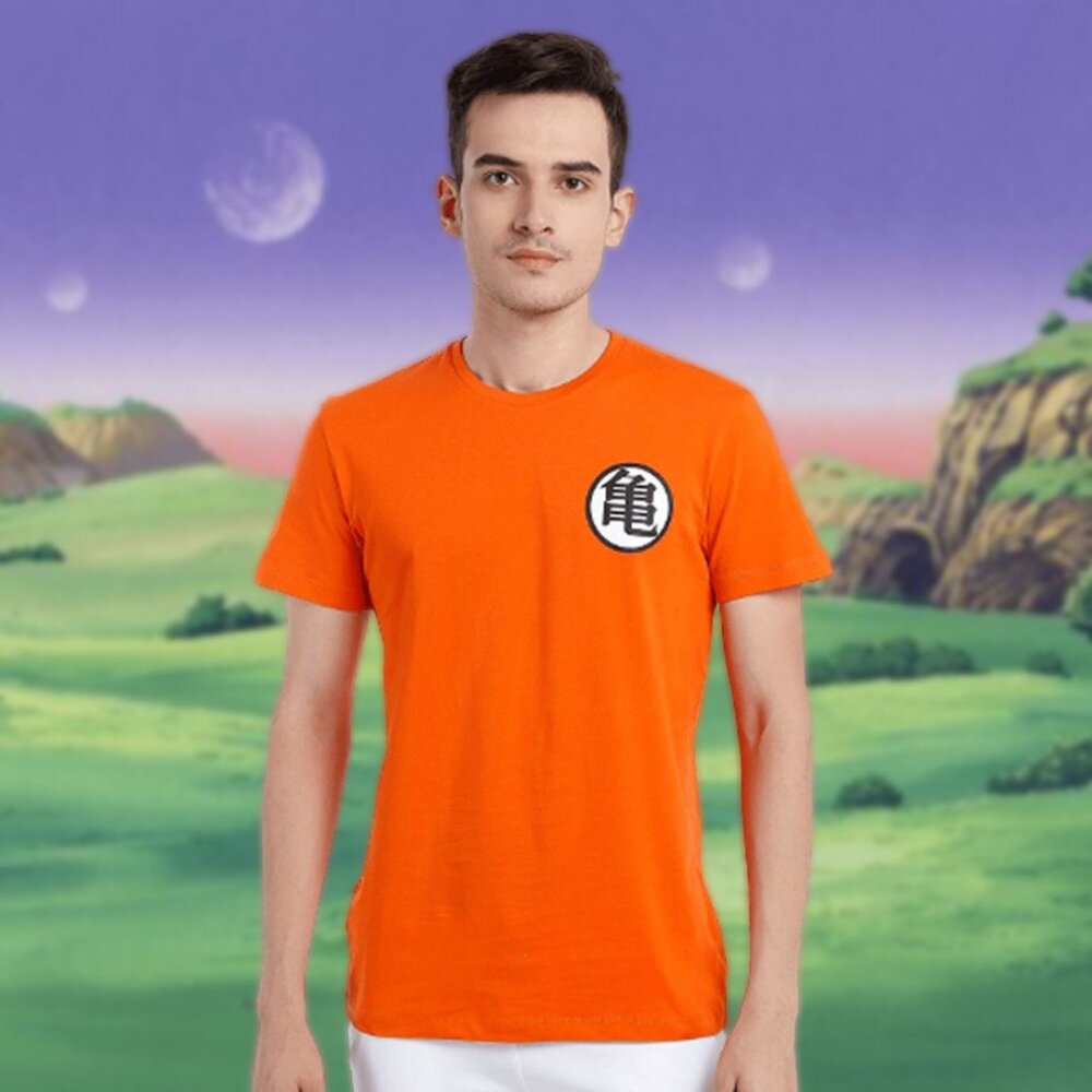 Dragon Ball Z Men's Graphic Shirt Goku Super Symbol 90s Anime Cartoon Tee Small